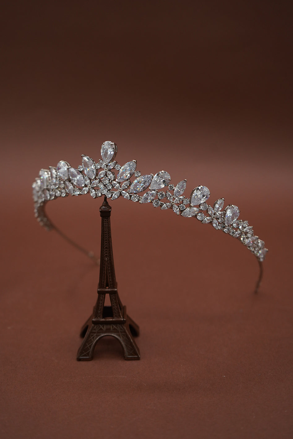 AVERY Simulated Diamond Tiara
