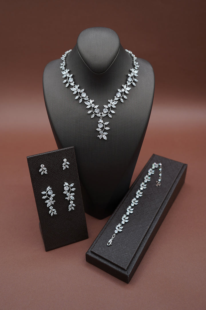 ANGEL LUXE Simulated Diamond Jewelry Set