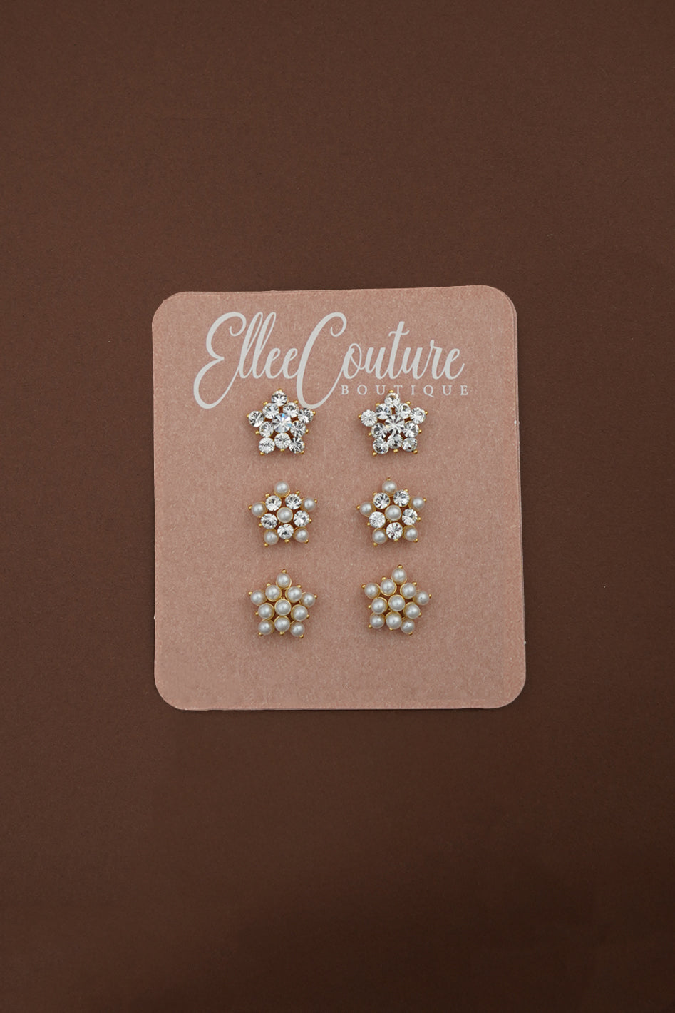 Bundle "POINSETTIA" - 3 Earrings