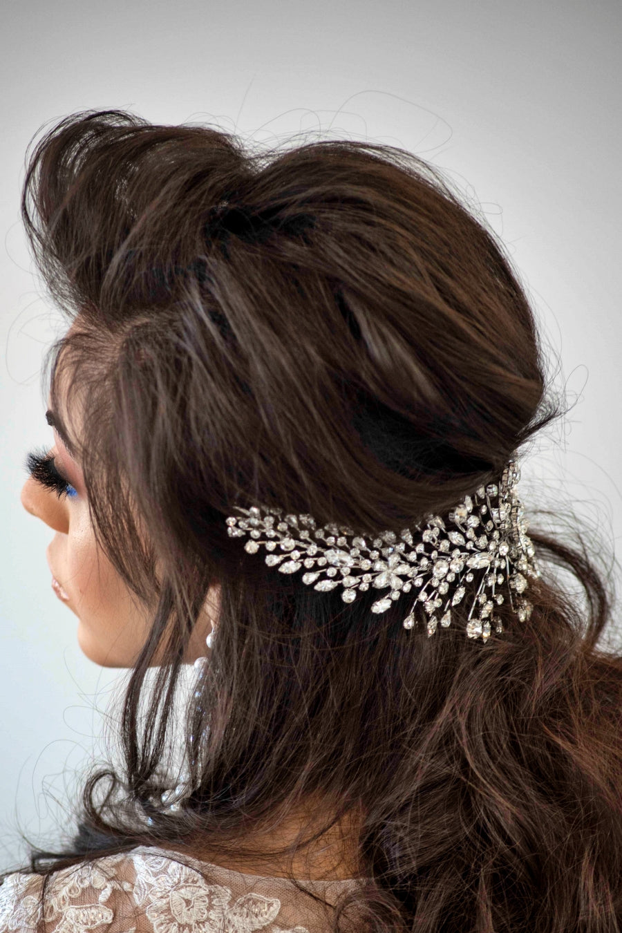 CHARLOTTE Bridal Headband, Swarovski Wedding Headpiece - SAMPLE SALE