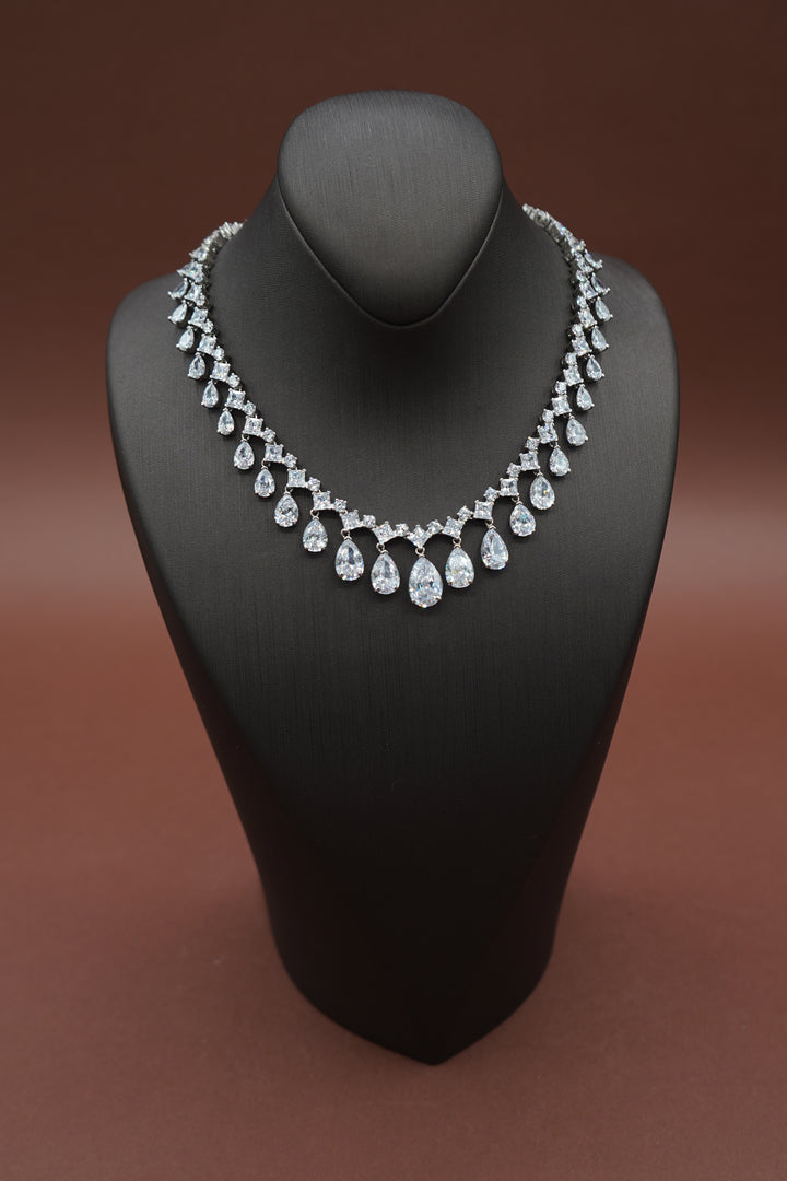 CASANDRA Simulated Diamond Necklace - SAMPLE SALE