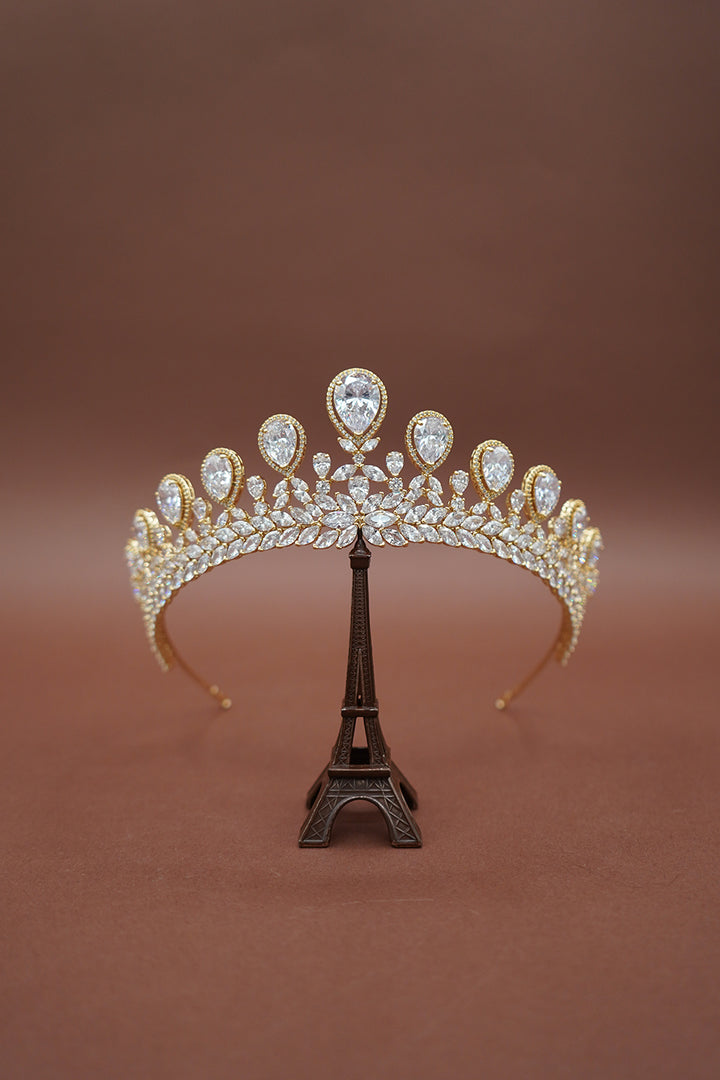 CHARLOTTE Simulated Diamond Tiara
