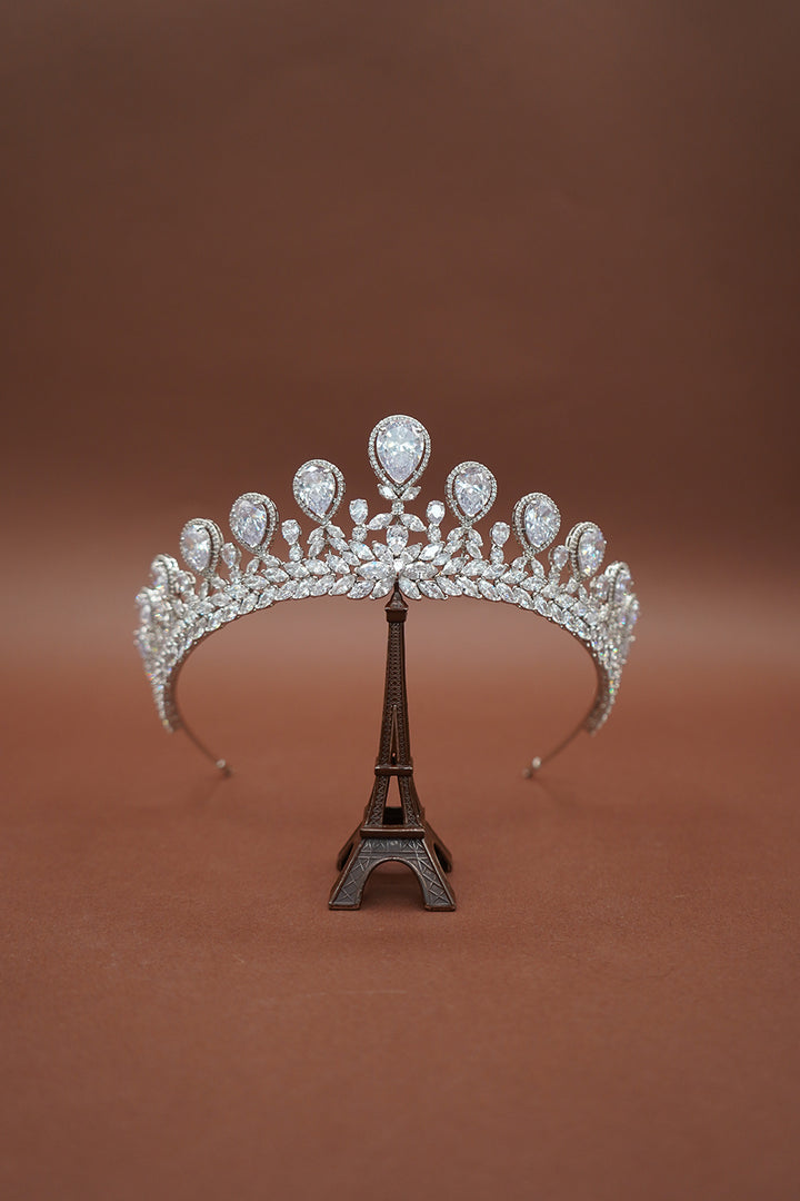CHARLOTTE Simulated Diamond Tiara