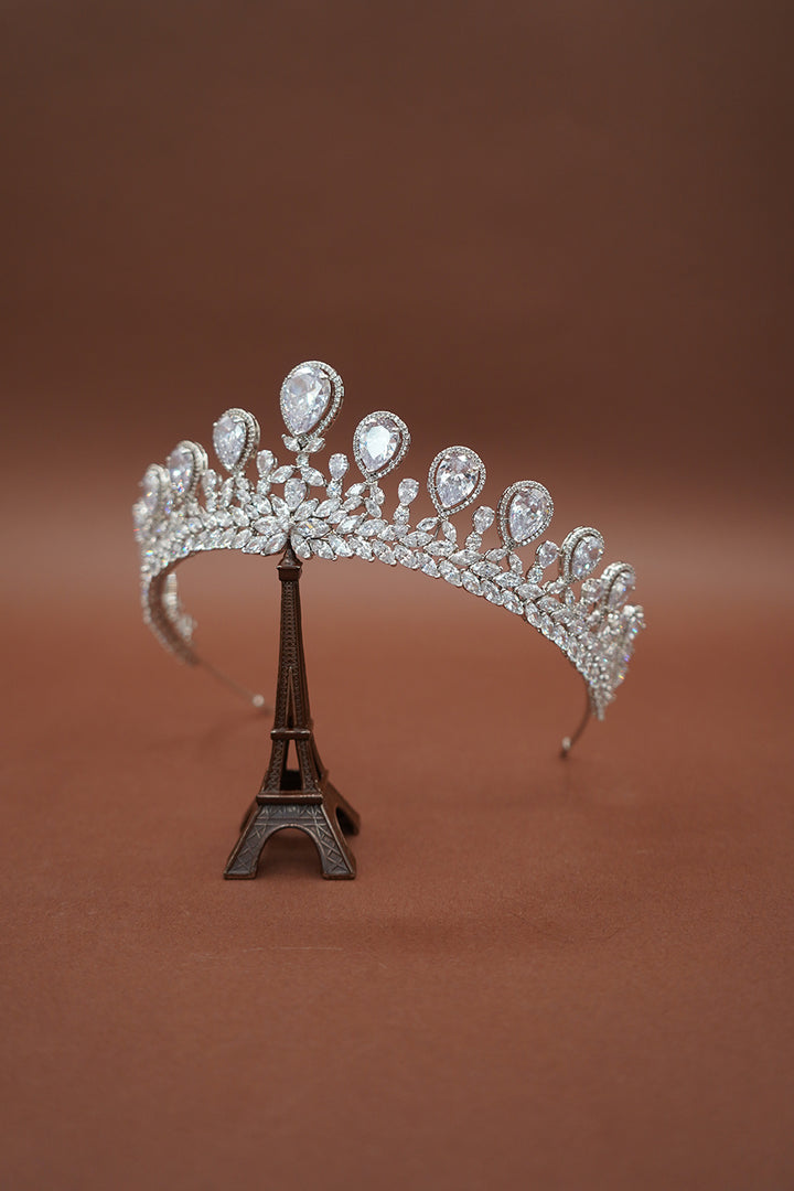 CHARLOTTE Simulated Diamond Tiara