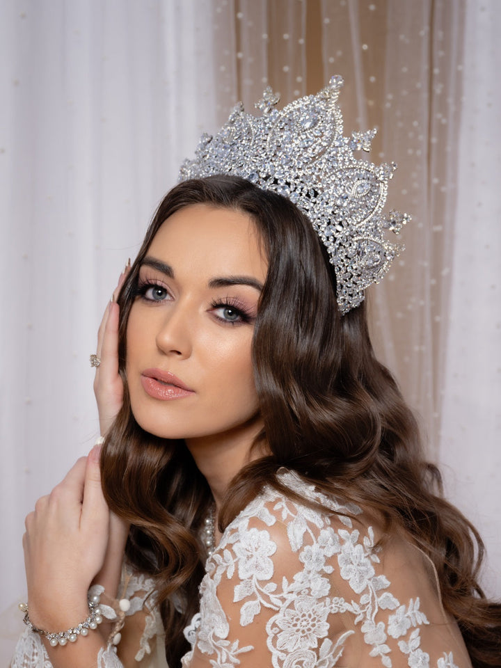 BILQUIS MAJESTIC Swarovski Wedding Crown - SAMPLE SALE