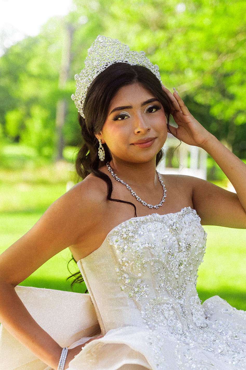 QUEEN SOPHIA Swarovski Quinceanera Crown
