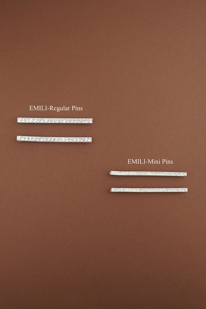 EMILI Regular Swarovski Hair Pins (Sold in Pairs)