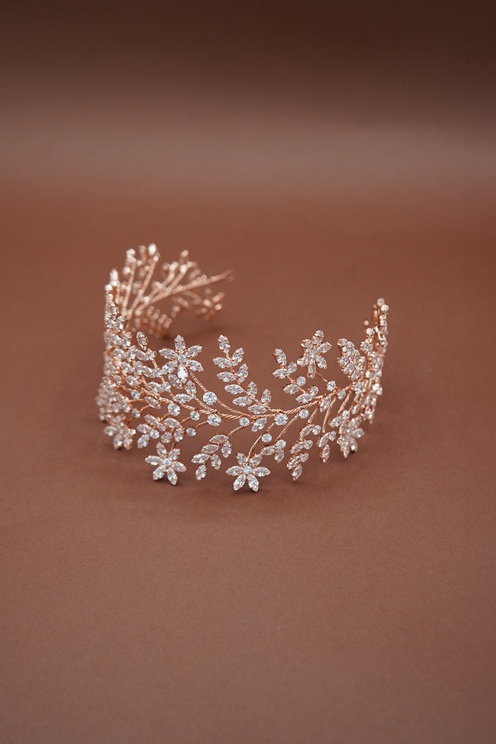 Ellee Real Quinceanera Adorned with ELIANNA Simulated Diamond Headband