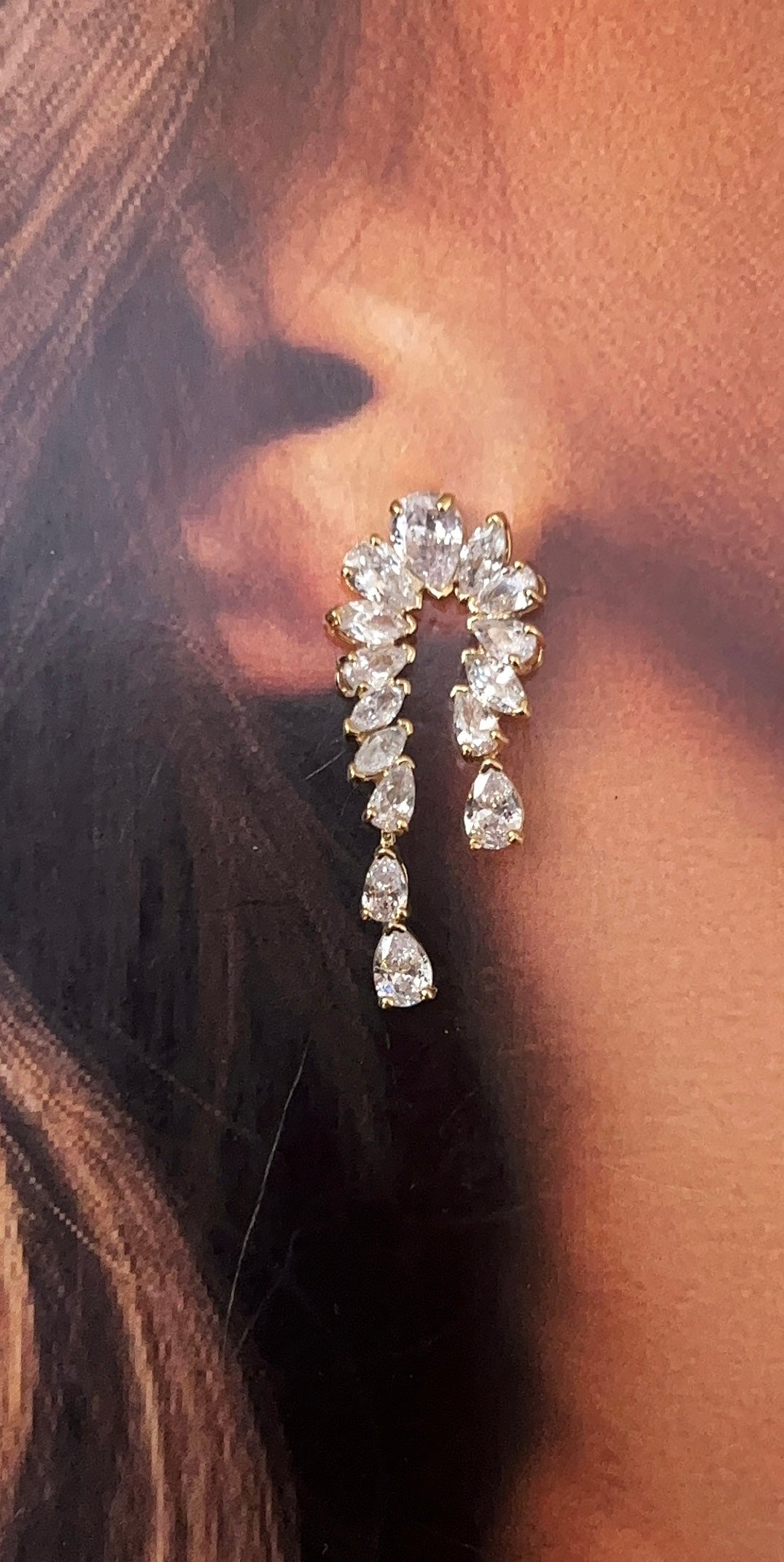 RAJWA Earrings with Swarovski Crystals