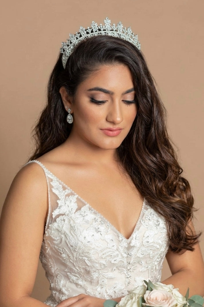 BIJOU Simulated Diamond Tiara (Made To Order)
