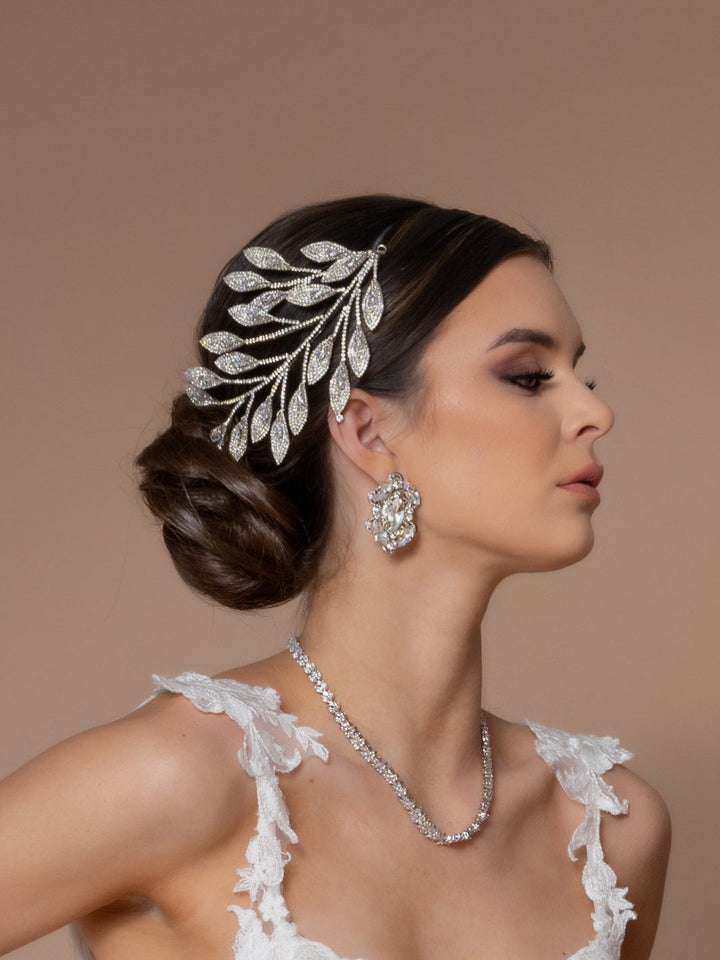 APRIL Swarovski Hair Comb (Large) - SAMPLE SALE