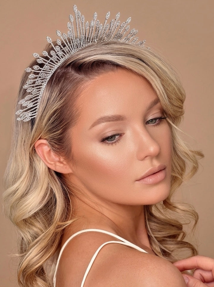 ELAYNE Crystal Headpiece (Made To Order)