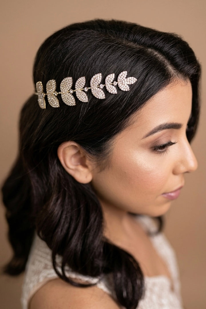 SHACHI Greek Crystal Headpiece (Made To Order)