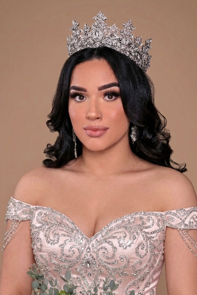 ROYAL LUXE Crystal Full Crown