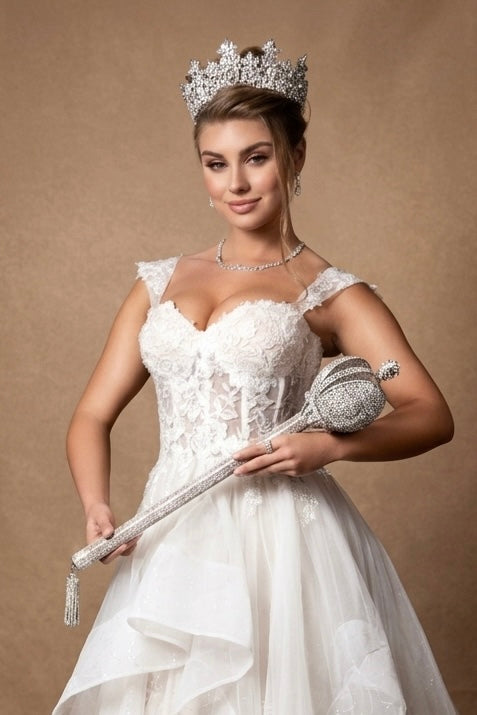 ROYAL LUXE Special Occasion Crystal Crown