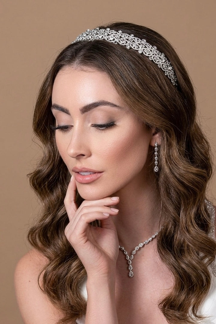 GRACE Crystal Bridal Headband