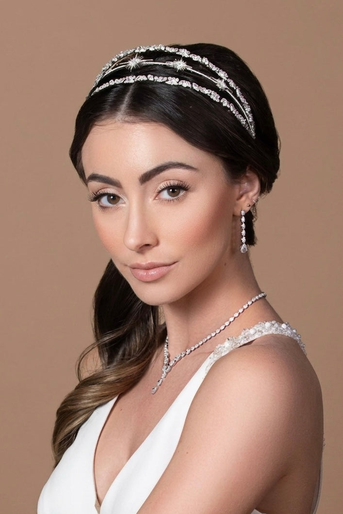 JOELENE Crystal Headband (Made To Order)