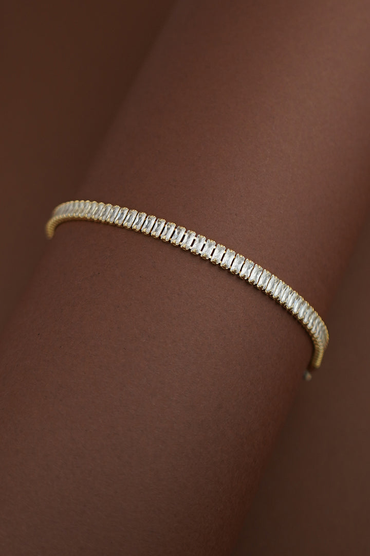 Je T'aime Simulated Diamond Bracelet - Sample Sale