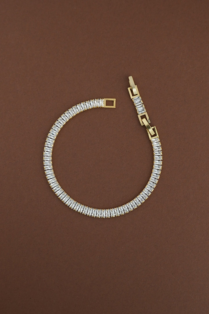 Je T'aime Simulated Diamond Bracelet - Sample Sale