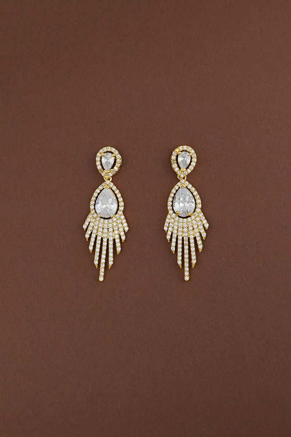 KIA Earrings with Cubic Zirconia Crystals - Final Sale