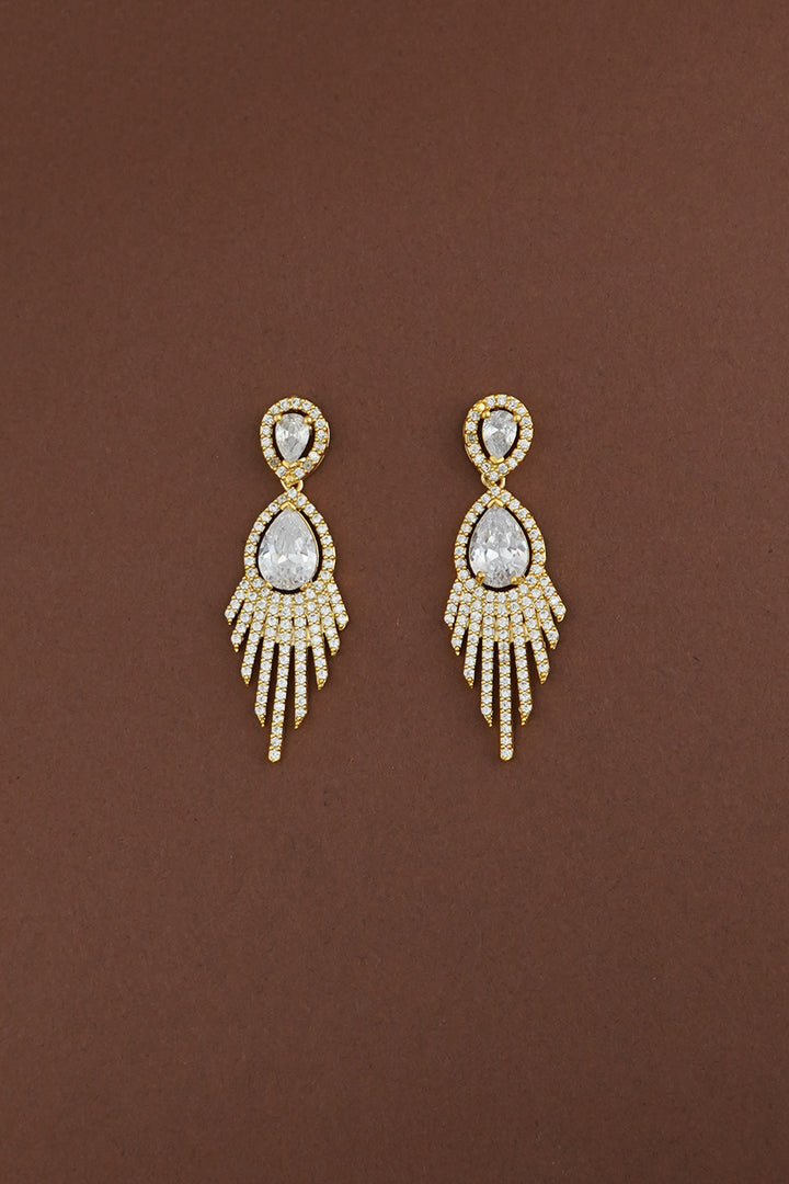 KIA Earrings with Cubic Zirconia Crystals - Final Sale