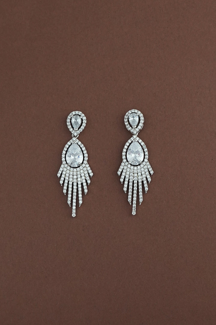 KIA Earrings with Cubic Zirconia Crystals - Final Sale