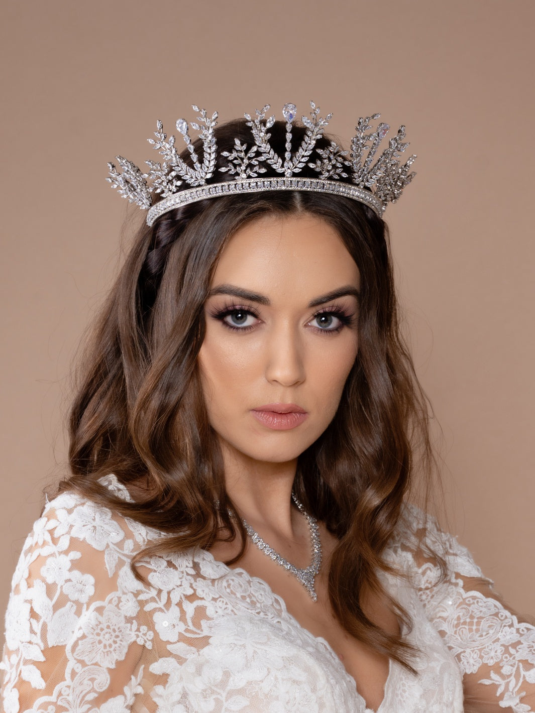 KEILANI Beautiful Swarovski Bridal Luxurious Crown - SAMPLE SALE