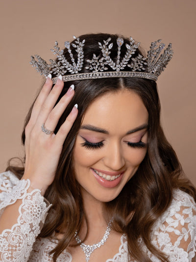 KEILANI Beautiful Swarovski Bridal Luxurious Crown - SAMPLE SALE