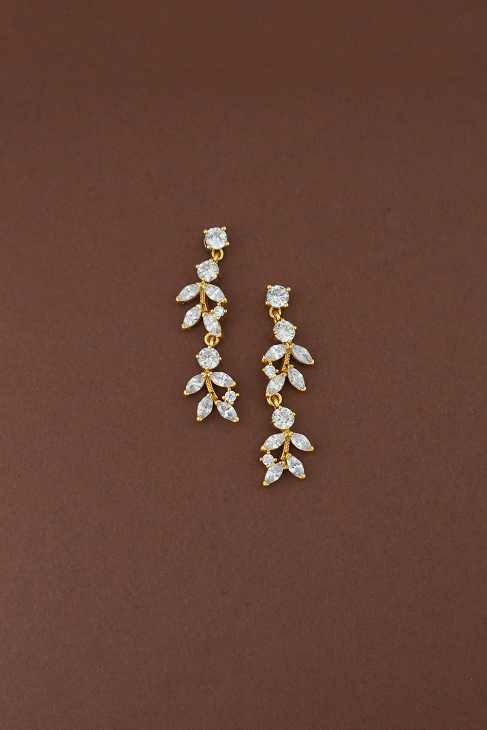 LEEN Simulated Diamond Drop Earrings