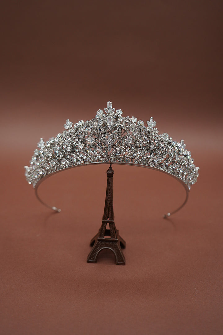 LILLIBETH Luxurious 3-D Swarovski Tiara - Sample Sale
