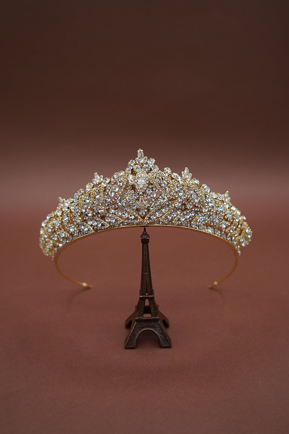 LILLIBETH Luxurious 3-D Swarovski Tiara - Sample Sale