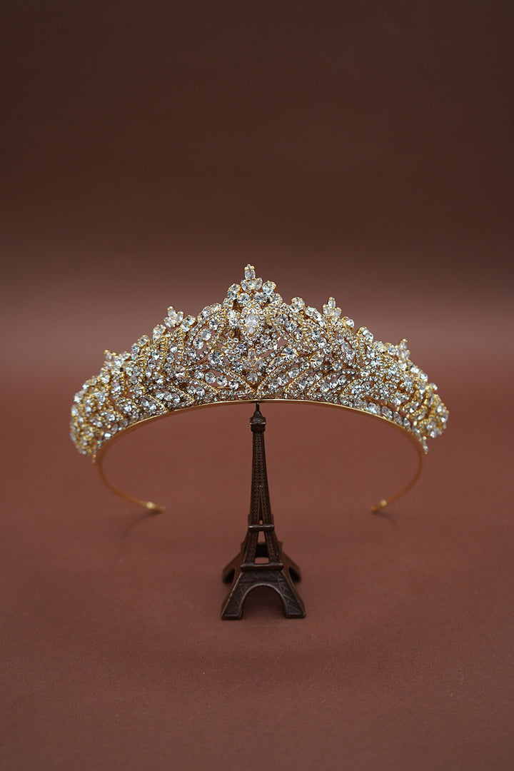 LILLIBETH Luxurious 3-D Swarovski Tiara - Sample Sale