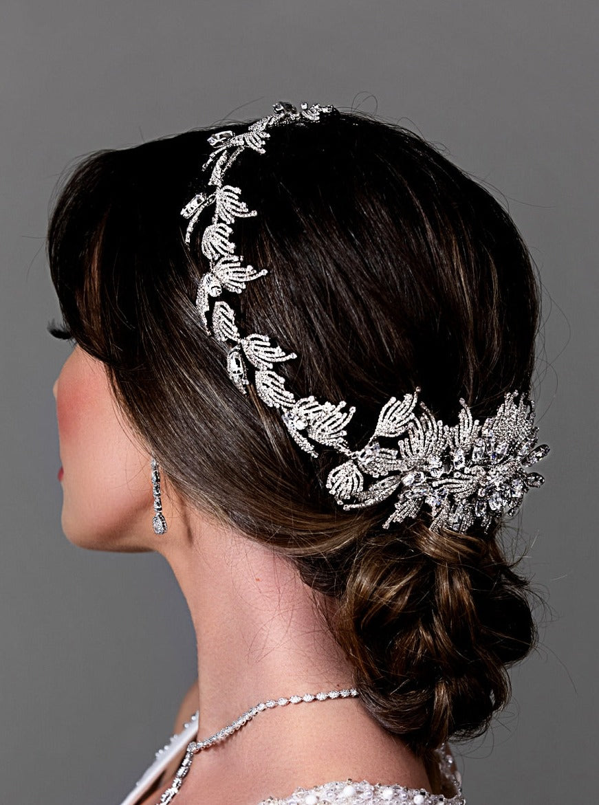 MALKA Luxurious Bridal Headpiece - SAMPLE SALE