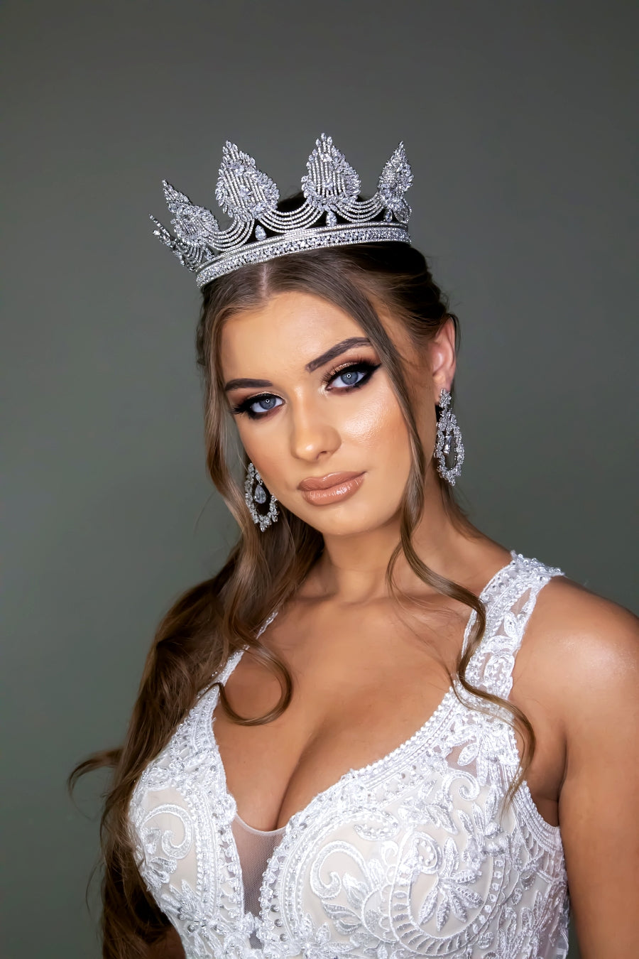 MAXIMA Majestic Swarovski Wedding Crown - SAMPLE SALE