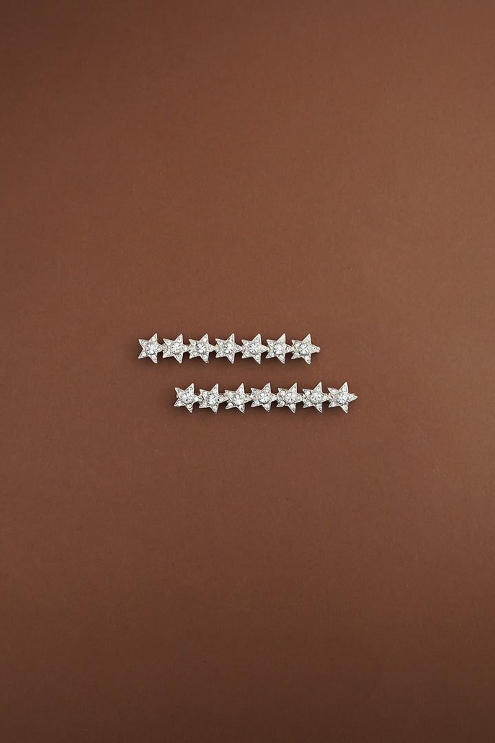 PETUNIA Crystal Hair Pins, Sold in Pairs