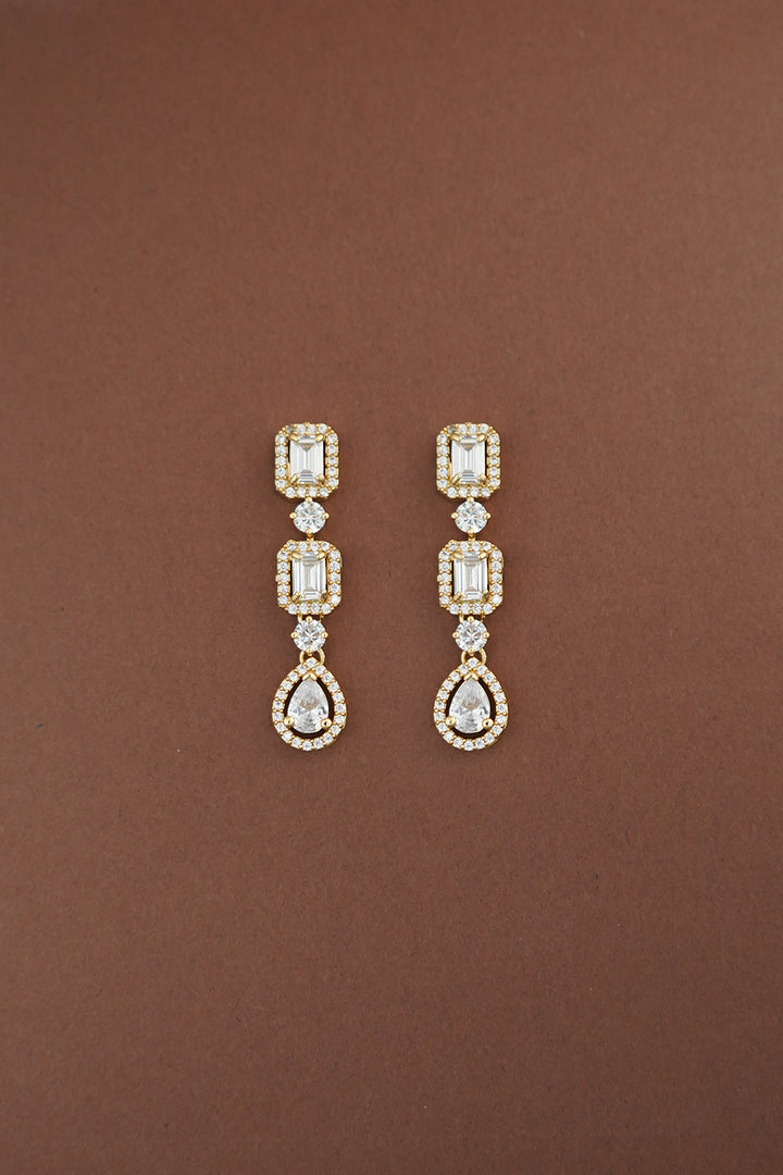 QUEST Simulated Diamond Earrings - SAMPLE SALE