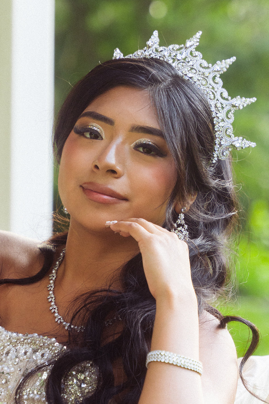 RAQUEL Quinceanera Crystal Crown