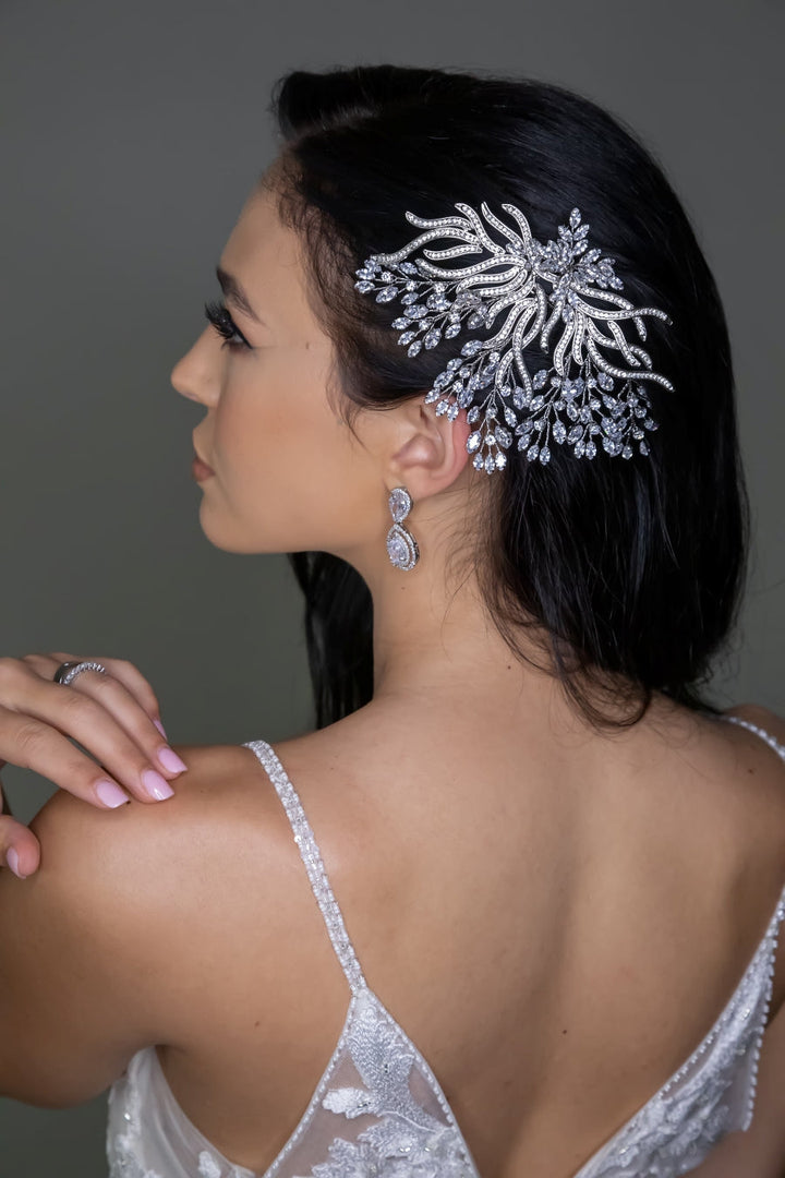 SERENA Swarovski Hair Comb, Wedding Headpiece - SAMPLE SALE