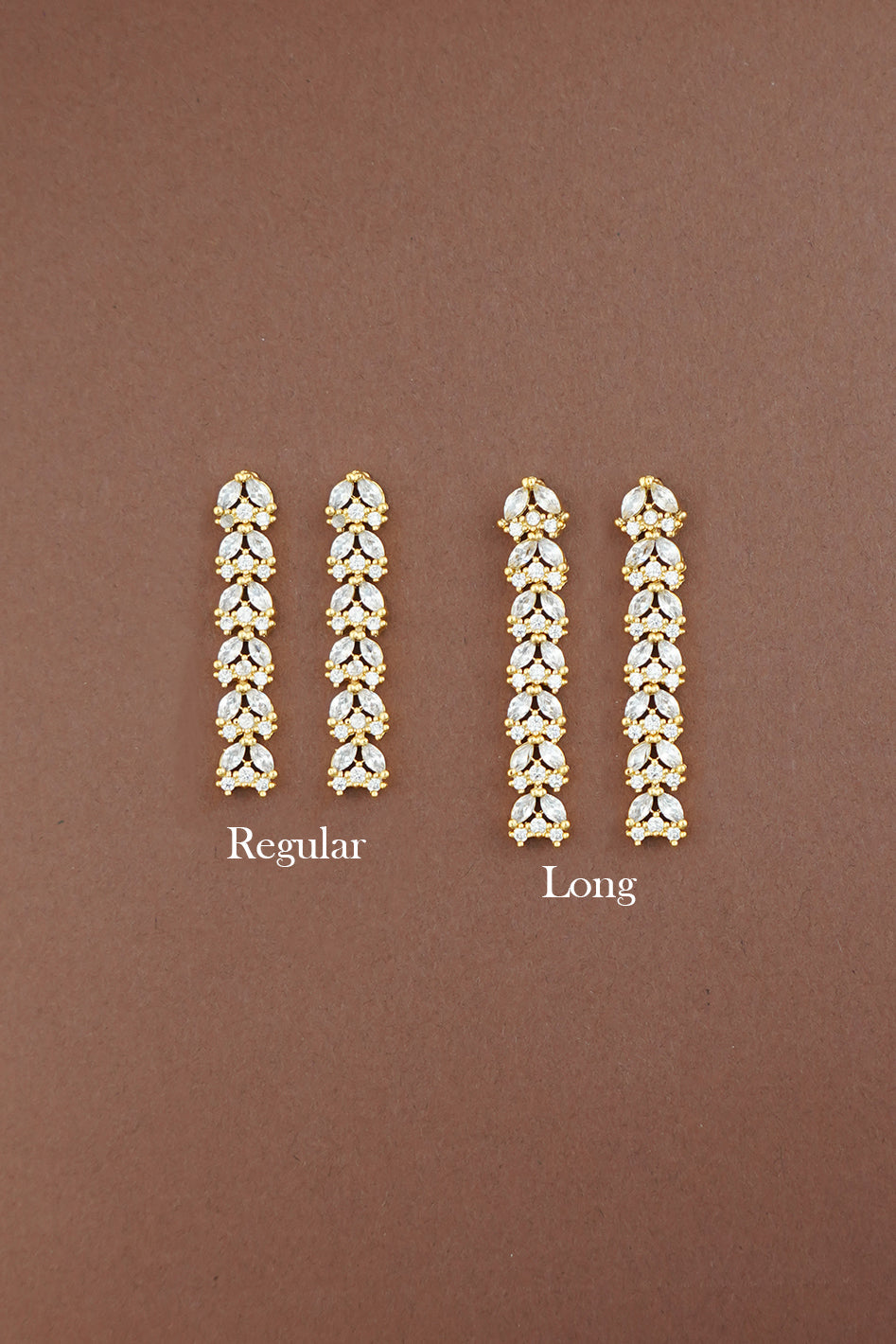 SOL Simulated Diamond Earrings - Sample Sale