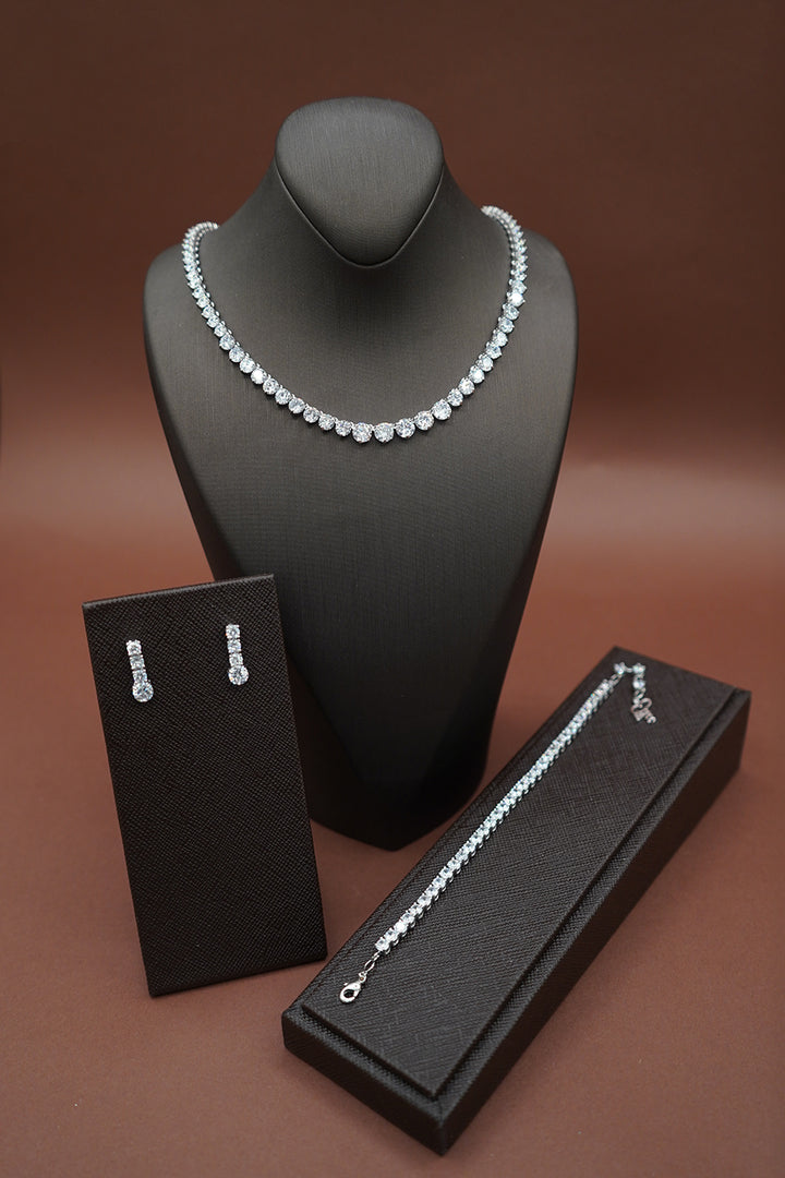 STARLA Simulated Diamond Jewelry Set - Sample Sale