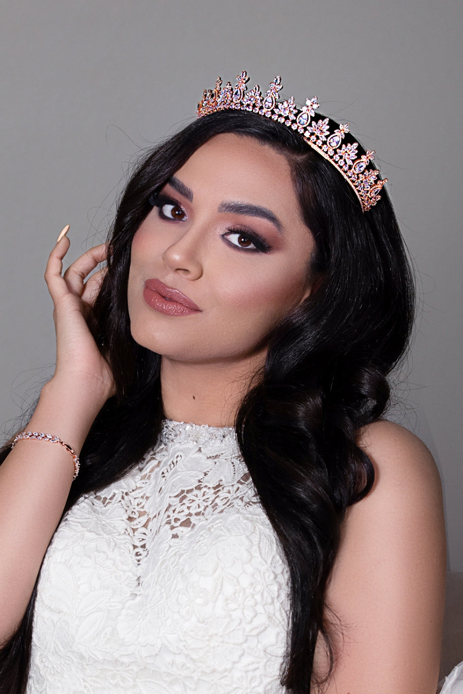 TEAGAN Swarovski Tiara - SAMPLE SALE