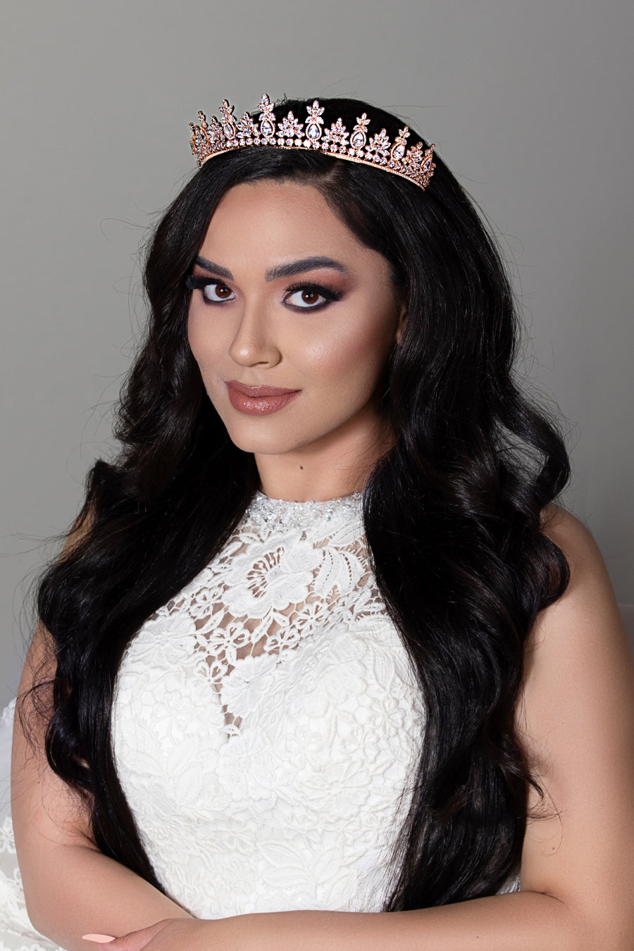 TEAGAN Swarovski Tiara - SAMPLE SALE