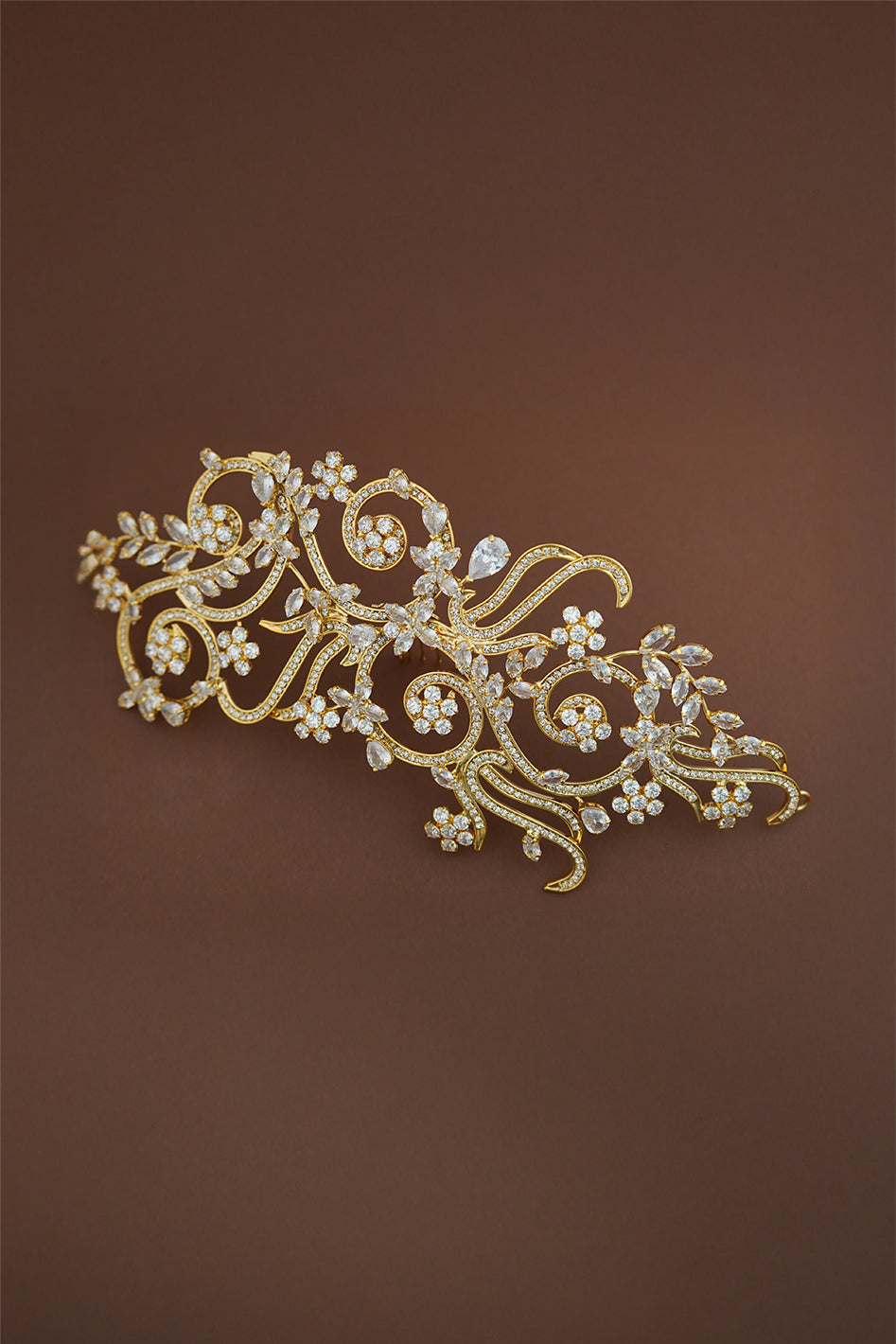 VIVIANA Large Swarovski Hair Comb - Sample Sale