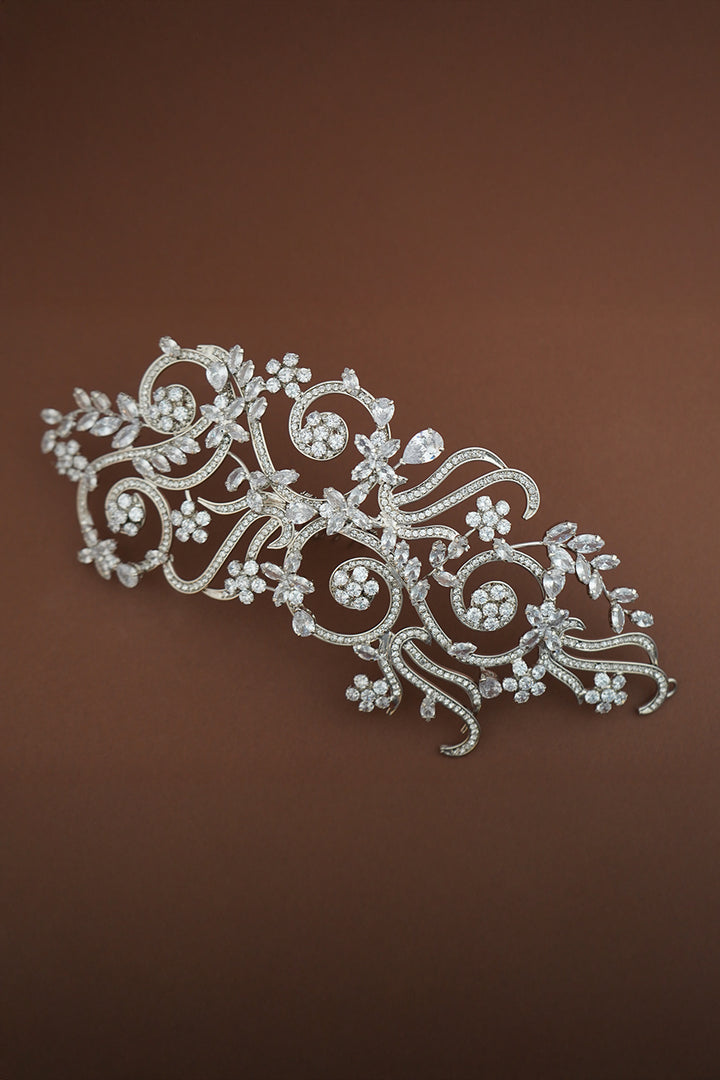 VIVIANA Large Swarovski Hair Comb - Sample Sale