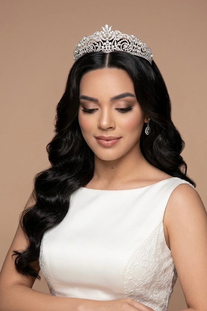 YASMIN Crystal Tiara