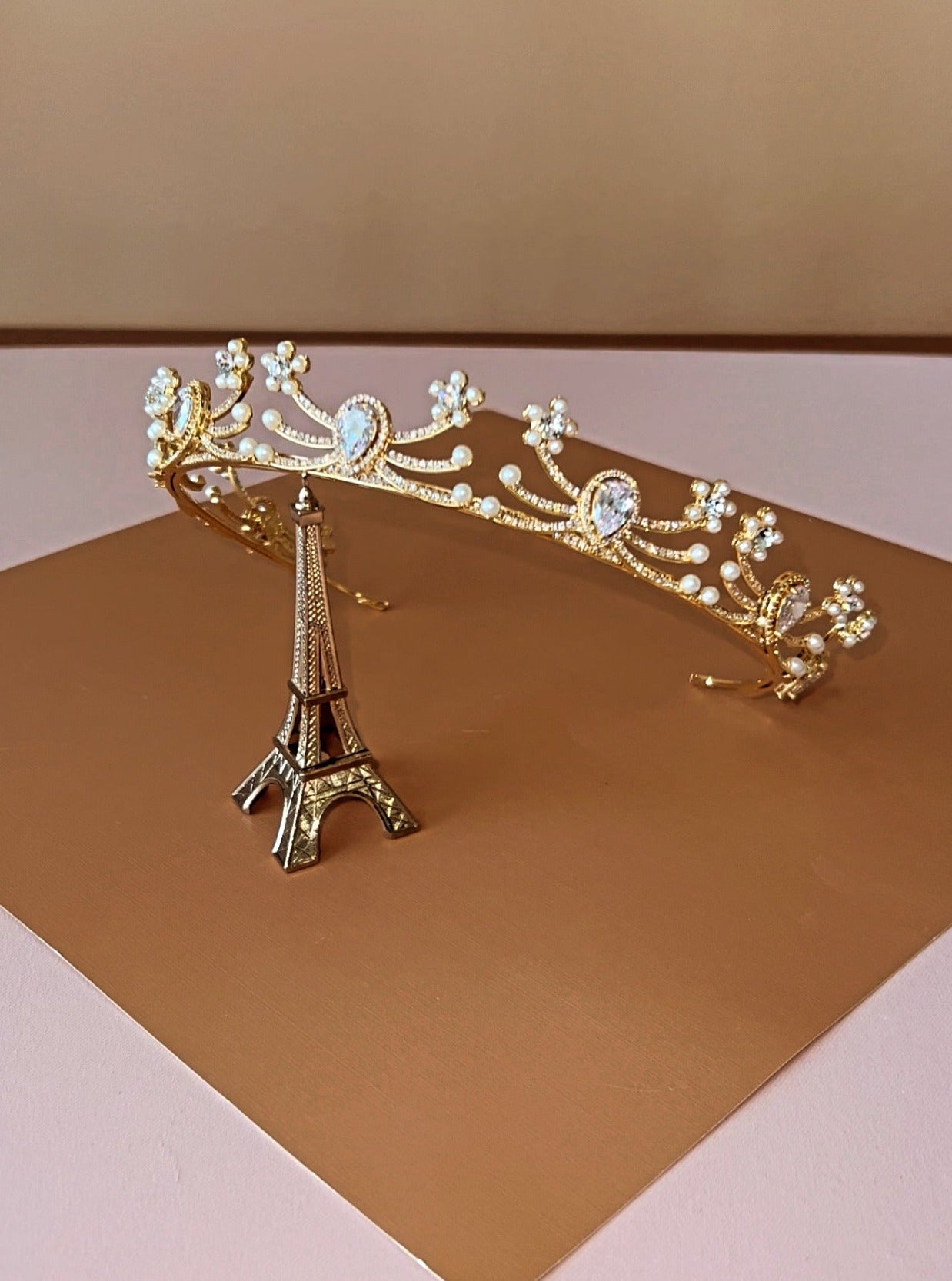 PARIS-PEARLS Swarovski Gorgeous Bridal Tiara - SAMPLE SALE