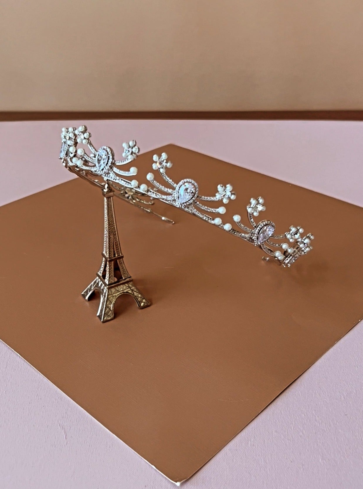 PARIS-PEARLS Swarovski Gorgeous Bridal Tiara - SAMPLE SALE