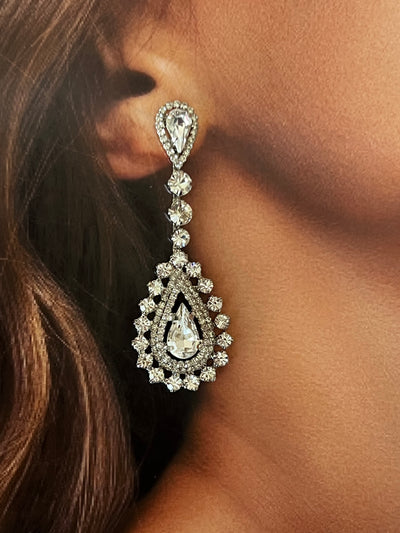 MARQUISE Earrings with Swarovski Crystals