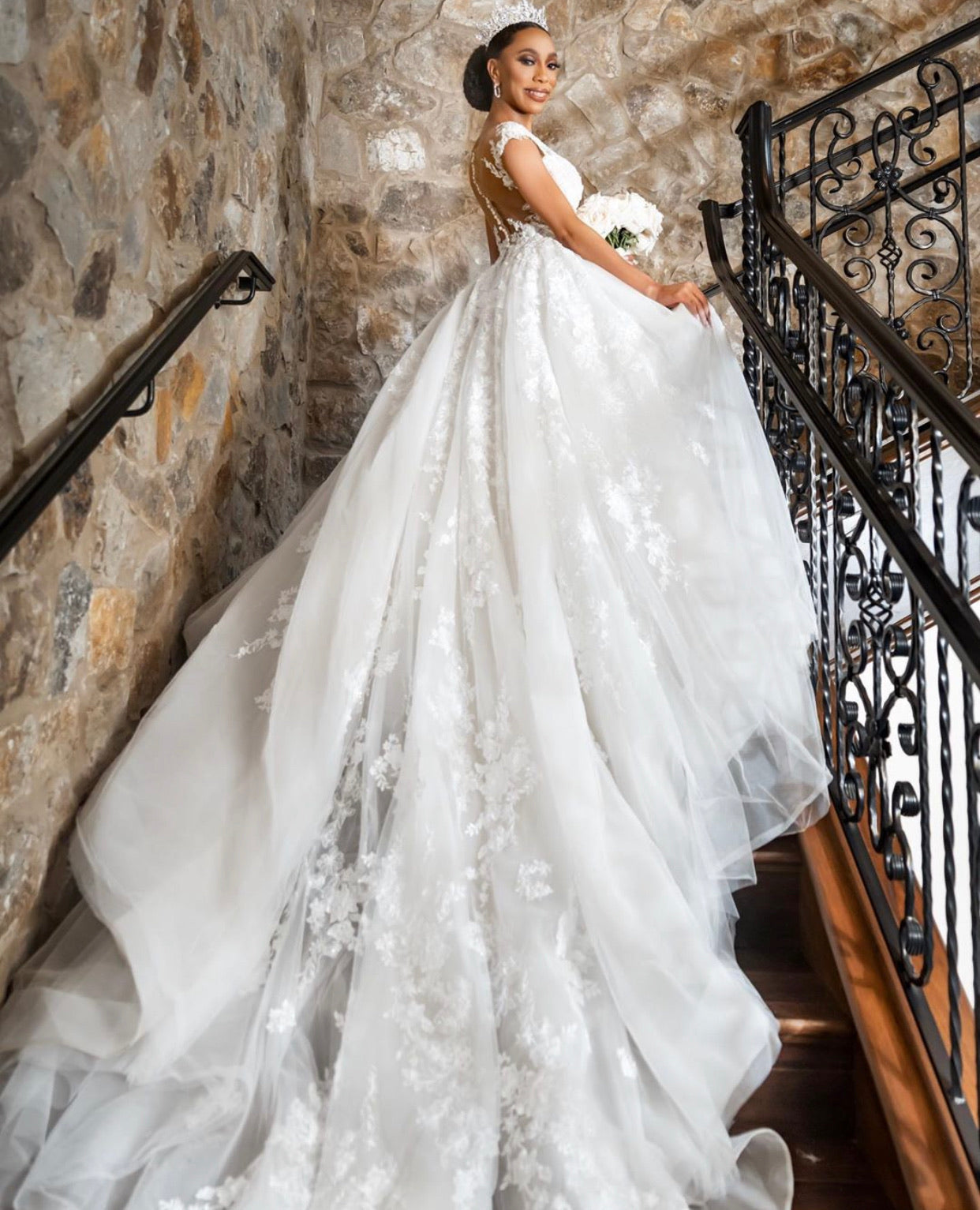 AURORA Swarovski Bridal Crown - SAMPLE SALE