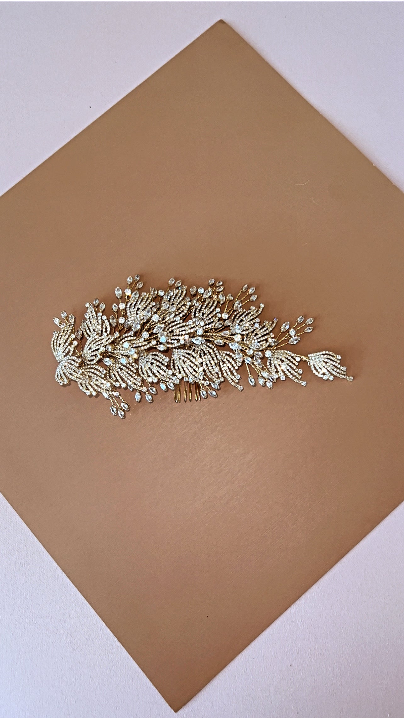 DIONE Swarovski Wedding Hair Comb - SAMPLE SALE